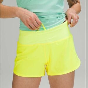 lululemon speed up mid-rise lined short 4"